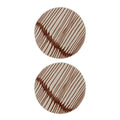 Diva serveringsbrett 15 cm 2 stk brun