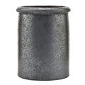 Pion krukke 15x11,5 cm svart/brun