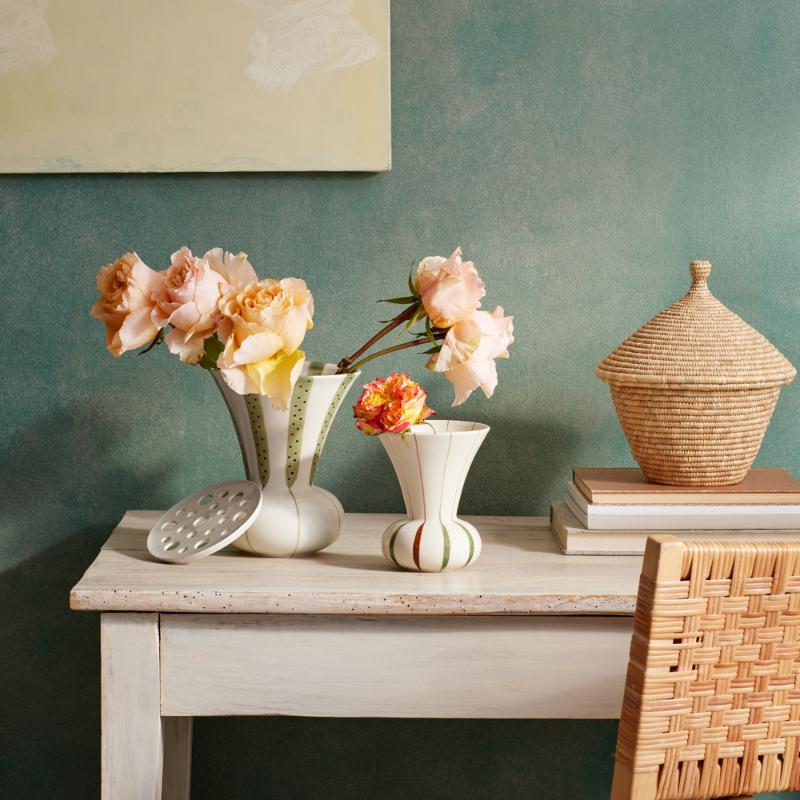 Signature vase 20 cm grønn