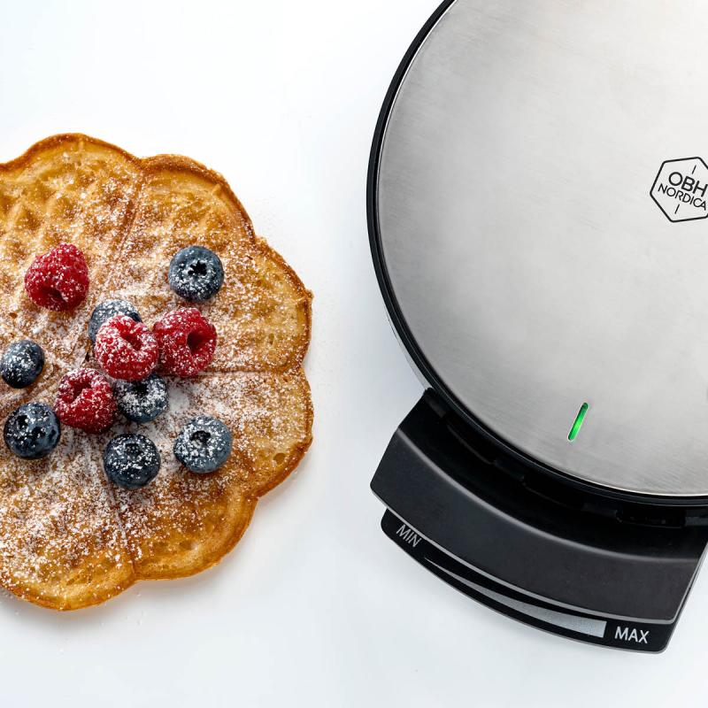 Deluxe vaffeljern enkel stål