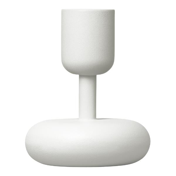 Nappula lysestake 107 mm hvit