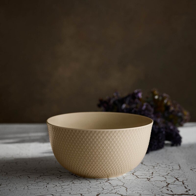 Rhombe Earth serveringsskål 22 cm marble