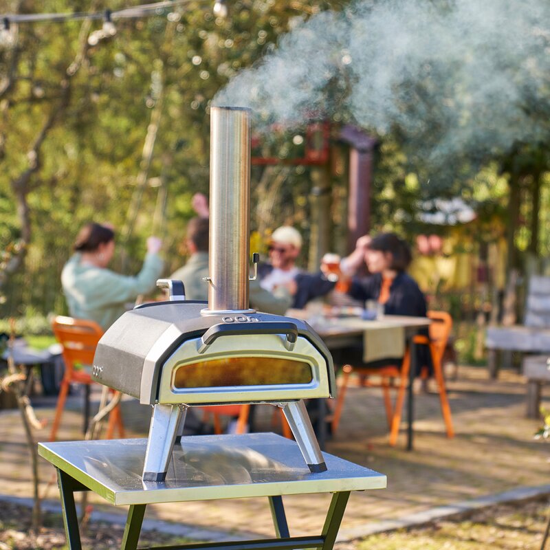 Karu 2 pizzaovn vedfyrt/gass 12" svart