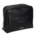 Toalettmappe essensielle greier 24x20x10 cm svart