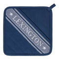 Icons gryteholder stjerne 25x25 cm dress blå/hvit