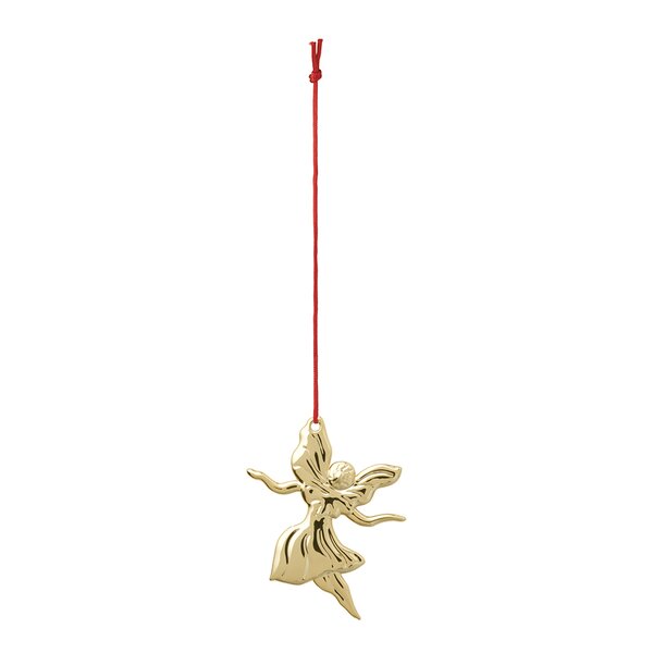 Karen Blixen dansende engel 7 cm forgylt