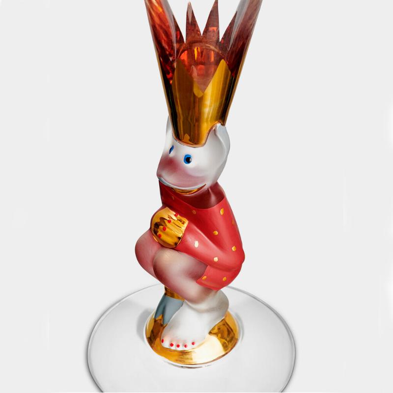 The sparkling devil champagneglass 19cl rød