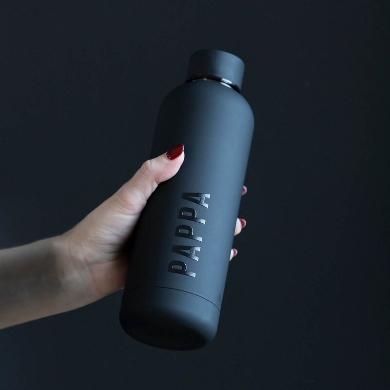 Termoflaske pappa 50 cl svart