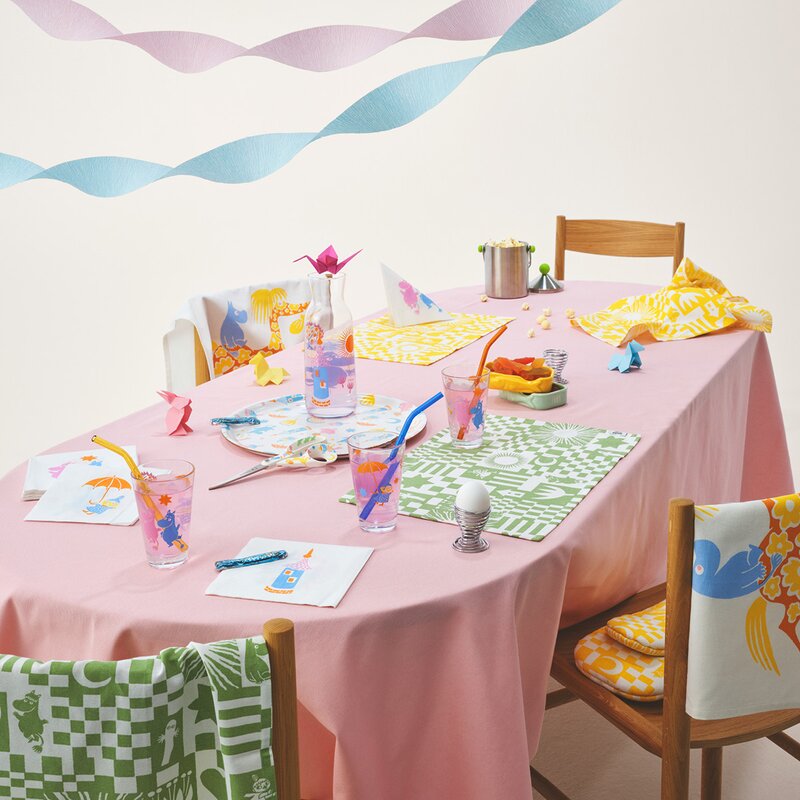 Mummi Fest bordbrikke 31x46 cm gul