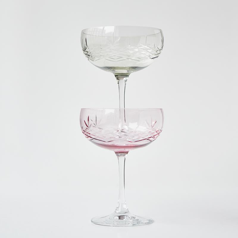 Crispy Gatsby champagneskål 30 cl 2 stk emerald