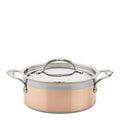 Copperbond gryte med lokk 2,8L kobber