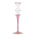 Ballerina lysestake 26 cm rød