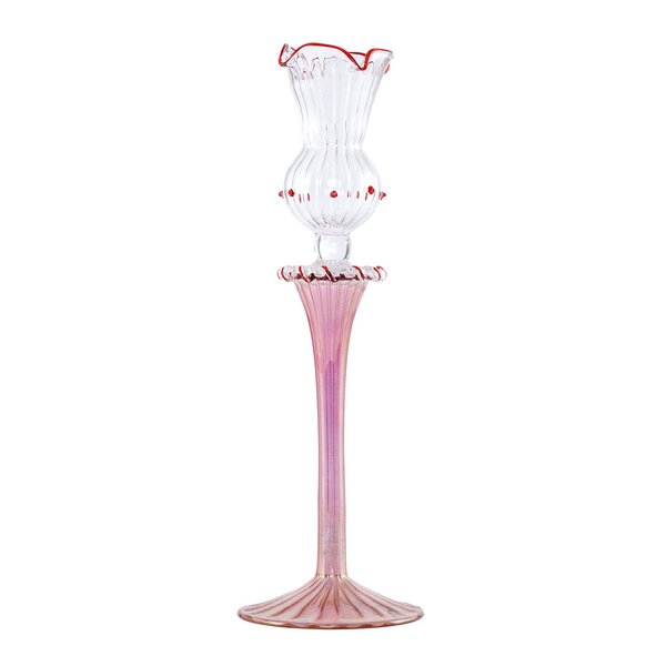 Ballerina lysestake 26 cm rød