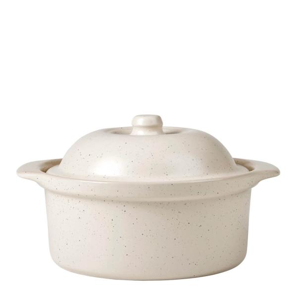 Vig ildfast form m/lokk 20,5x24x8,5 cm beige