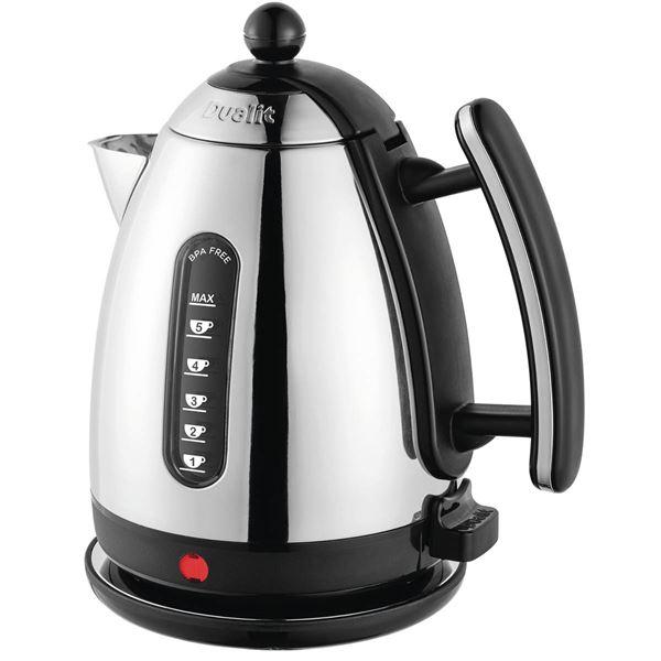 Lite vannkoker 1,5L svart/sølv