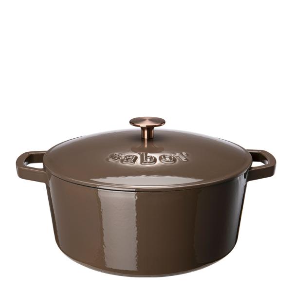Støpejernsgryte 6,7L mahogany