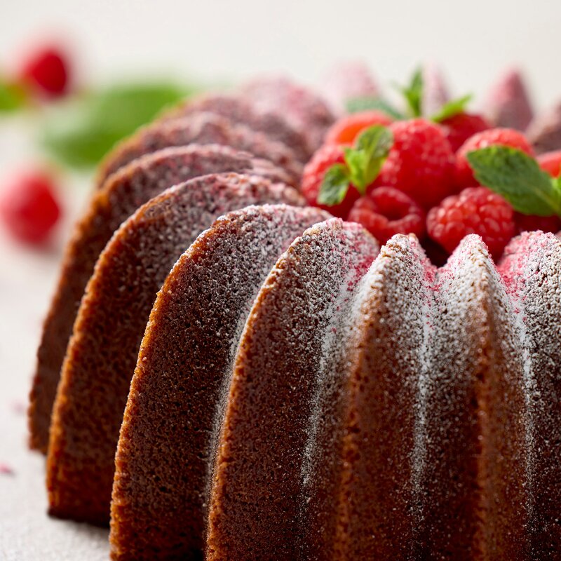 Bakeform bundtform slice 24x10 cm rose gold