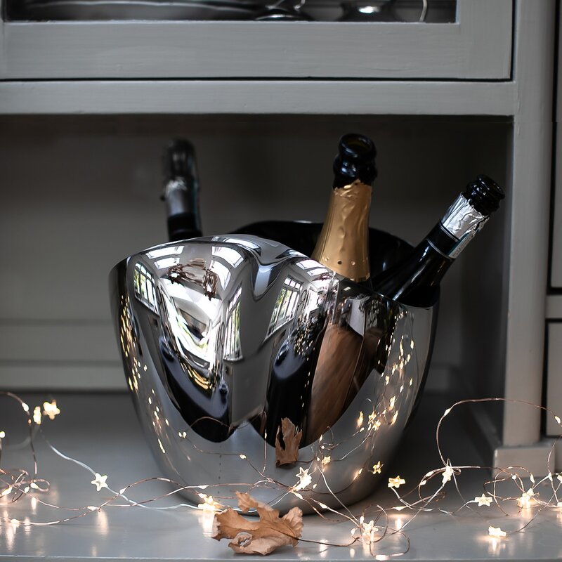 Drift champagne-/vinkjøler medium stål