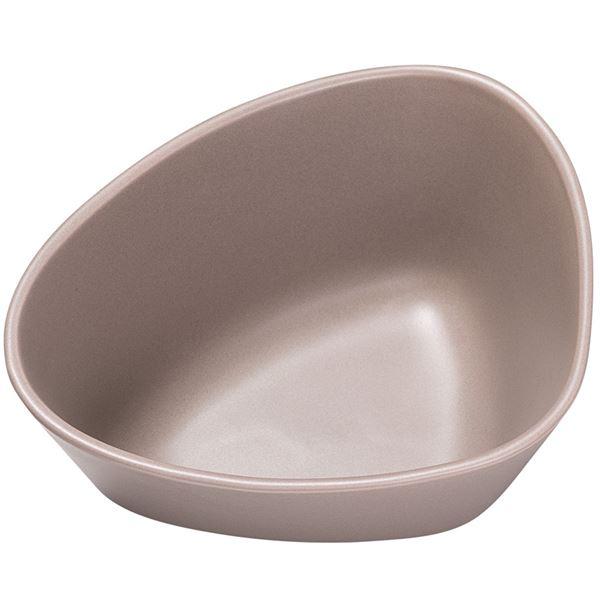 Curve Stoneware serveringsskål 22x20 cm varm grå