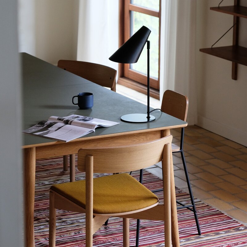 Cale bordlampe 50 cm svart