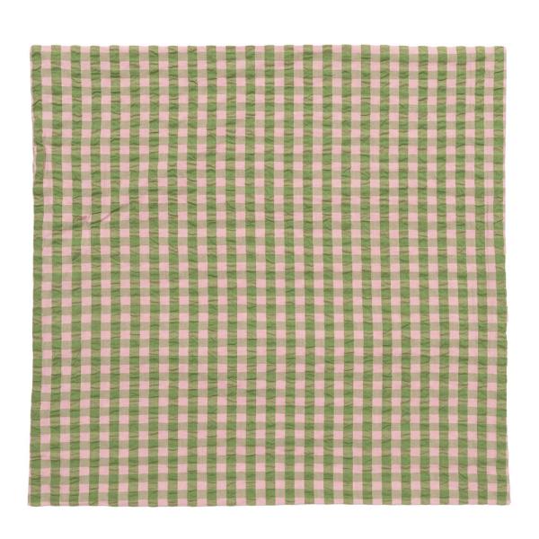 Bæk&Bølge putetrekk 63x60 cm grønn/soft pink