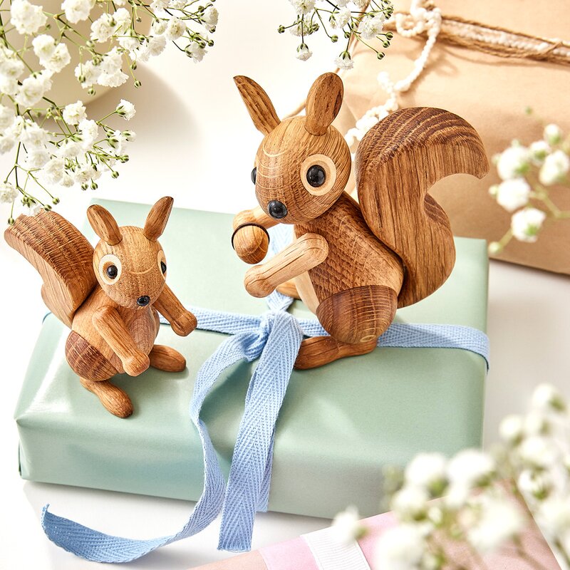 Hazel trefigur Ekorn 11,5 cm