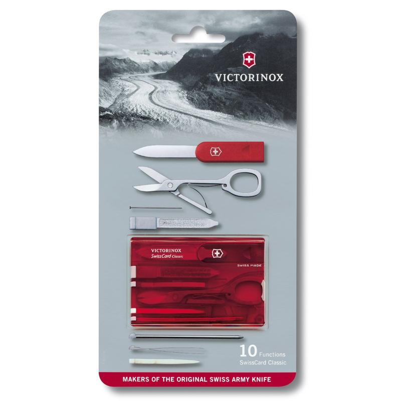 Swiss Card lommekniv rød