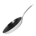 Signerat stekepanne strukturert ståloverflate 28 cm rustfritt stål