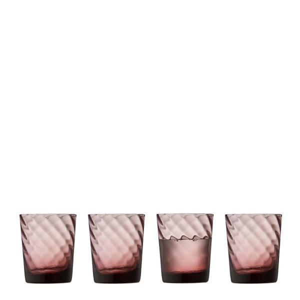 Vienna vannglass 30 cl 4 stk purple