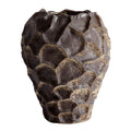 Soil vase 21,5 cm chokolade