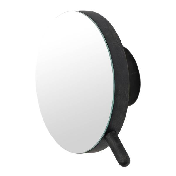 Magnifying sminkespeil vegg 18 cm mørk eik