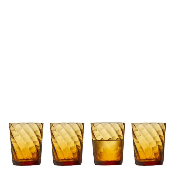 Vienna vannglass 30 cl 4 stk amber