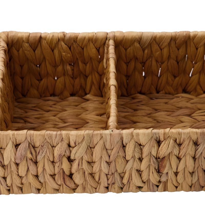 Store kurv 40x12x10 cm natur
