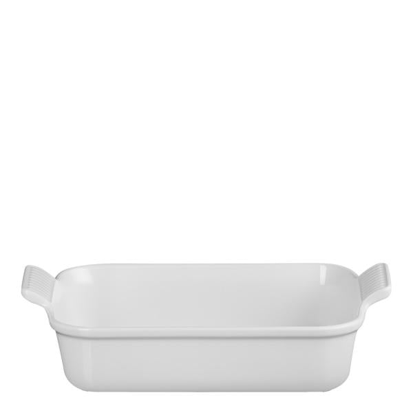Heritage rektangulær ildfast form 26 cm white
