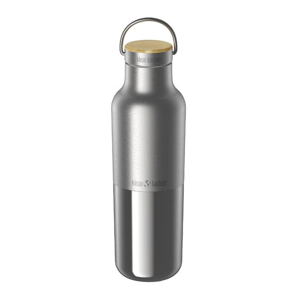 Insulated Reflect termoflaske 0,59L med bambuslokk børstet stål