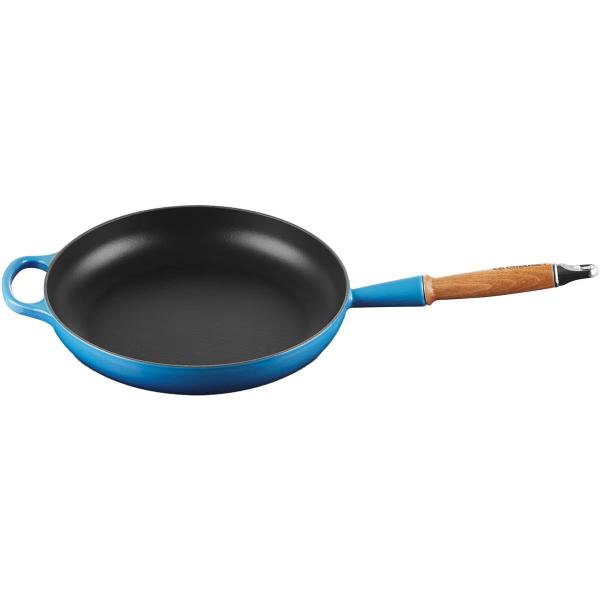 Signature stekepanne m/trehåndtak 28 cm azure