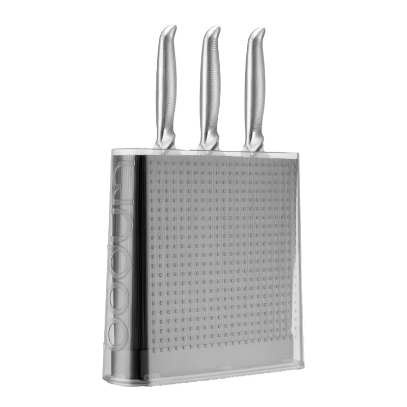 Bistro knivblokk 20 cm grå