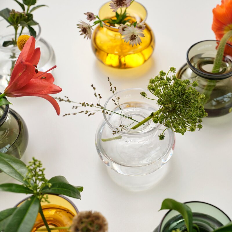 Inu vase 11x9 cm pure clear