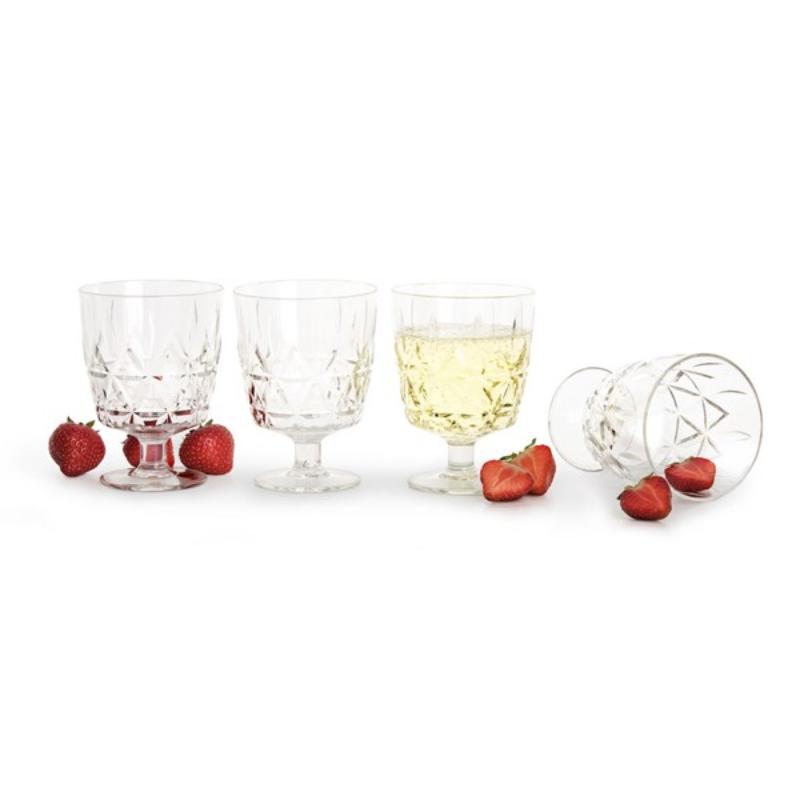 Juni piknik glass 30 cl 4 stk
