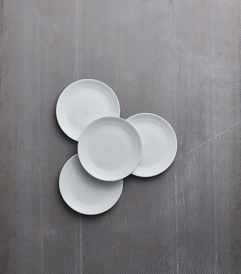 Relief desserttallerken 20 cm 4 stk