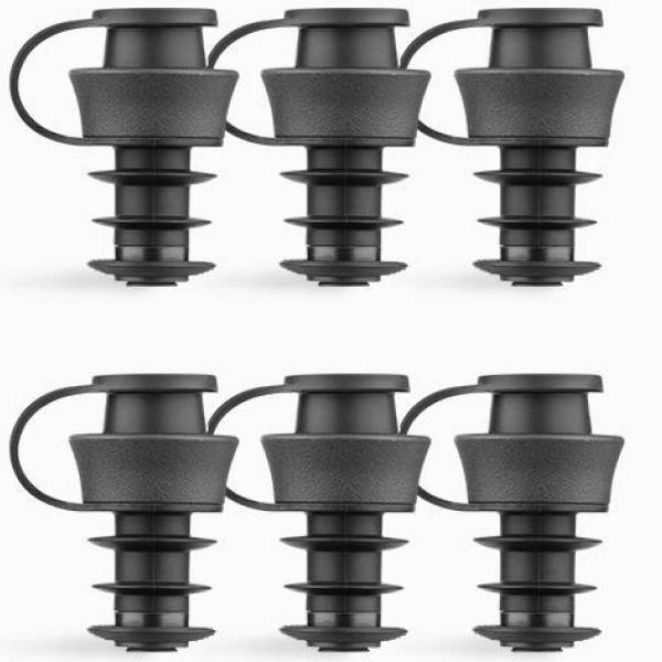 Pivot vinstopper 6 stk svart