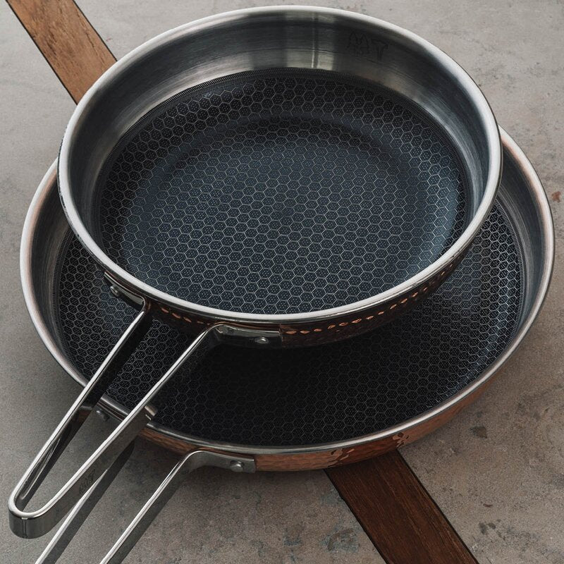 Mjölner YB stekepannesett 2 deler 22+28 cm kobber