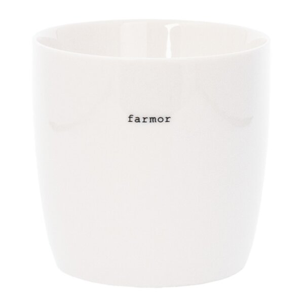 Krus farmor 30 cl hvit