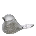 Lucky Bird glassfugl 10 cm hvit
