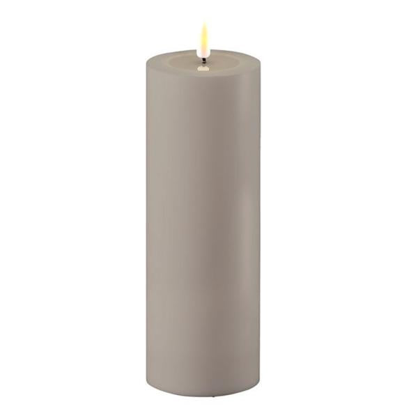 LED utendørslys 7x20 cm grå