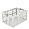 Ben oppbevaringsboks sammenleggbar 45L light silver