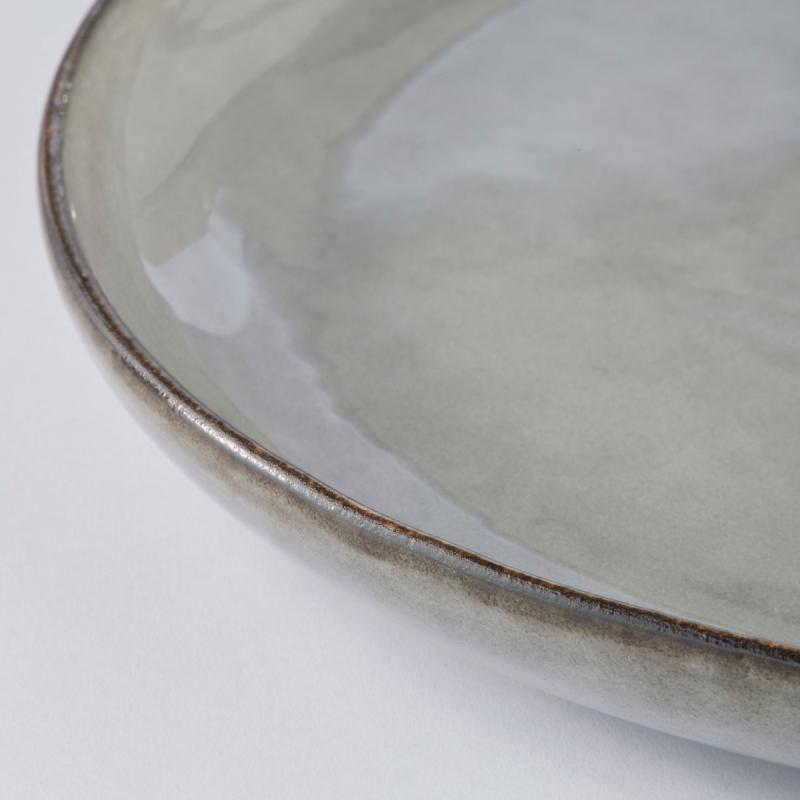 Amera serveringsfat 40x30 cm grå