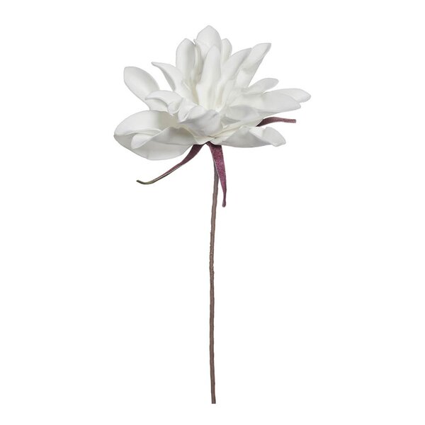 Happia dekorasjonsblomst 57 cm hvit