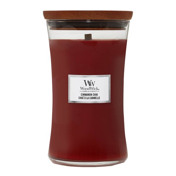 Hourglass duftlys stor cinnamon chai