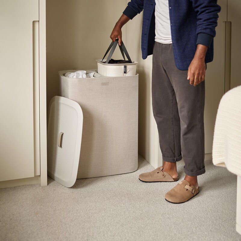 Tota skittentøyskurv 90L beige